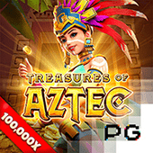 Treasures of Aztec Aztec temple slot game icon